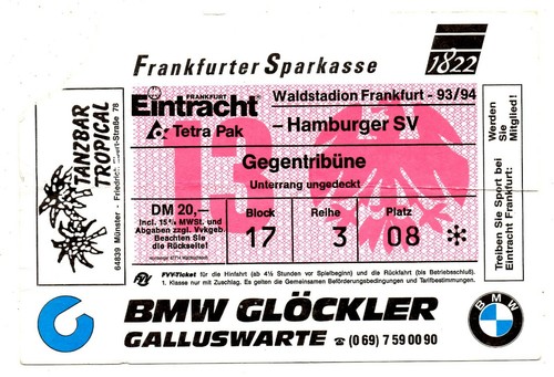Ticket eintracht frankfurt - ticket,