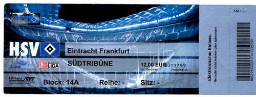Ticket hamburger - bl, sv