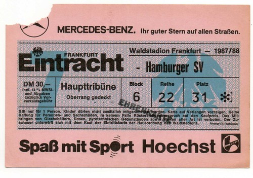 Ticket eintracht frankfurt - bl,