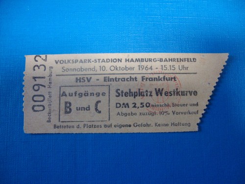 Ticket hsv hamburger sv - 64/65,