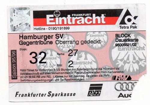 Ticket eintracht frankfurt - bl,