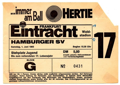 Ticket eintracht frankfurt - bl,