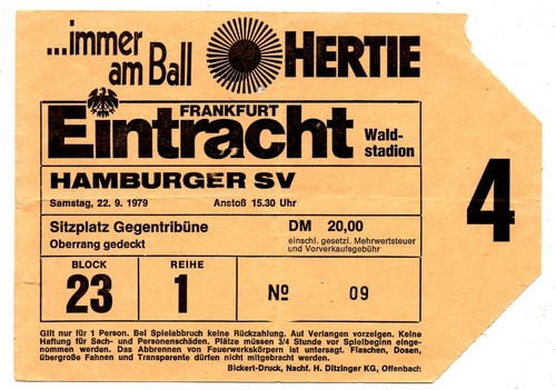 Ticket eintracht frankfurt - bl,