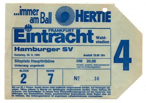 Ticket eintracht frankfurt - bl,