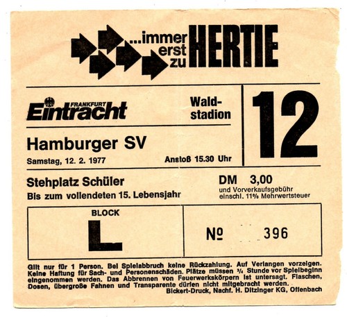Ticket eintracht frankfurt - eintracht,