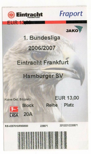 Ticket eintracht frankfurt - ticket,