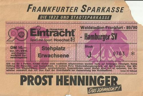 Ticket eintracht frankfurt - ticket,