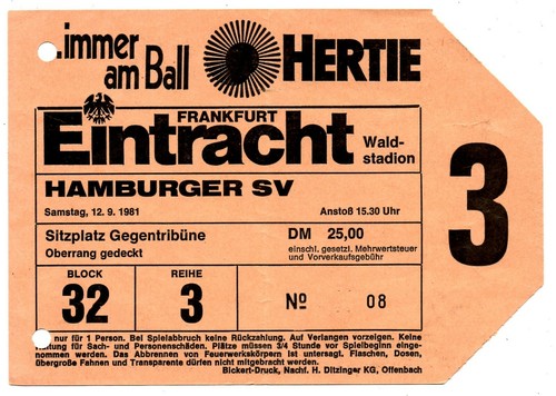 Ticket eintracht frankfurt - eintracht,