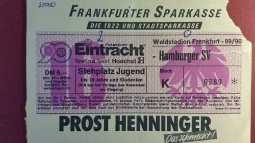 Sammlerticket used ticket - used,