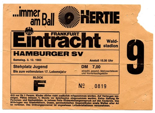 Ticket eintracht frankfurt - bl,